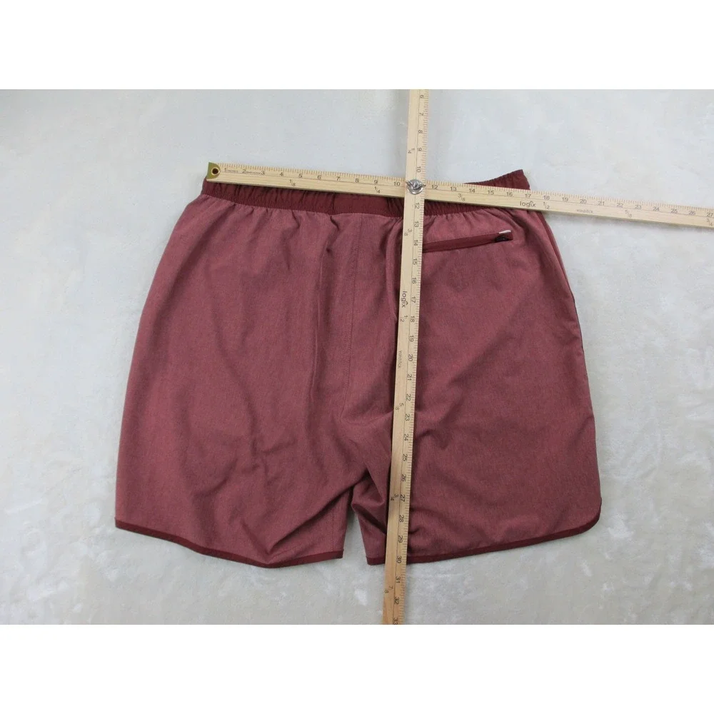 Vuori Shorts Mens 2XL XXL Red‎ Banks Athletic Running Workout Gym